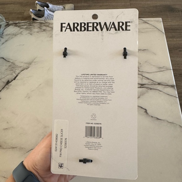 Farberware Professional Black and Silver Cheese Slicer - Picture 2 of 2